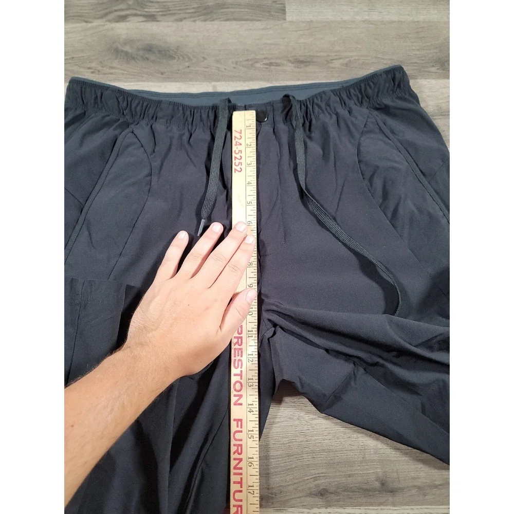 Paskho Pants Untethered Ultimate Travelers Multi Pocket Zipper Black Large Mens